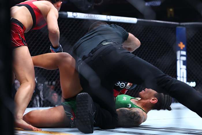 Jessica Andrade was knocked out in her last fight.